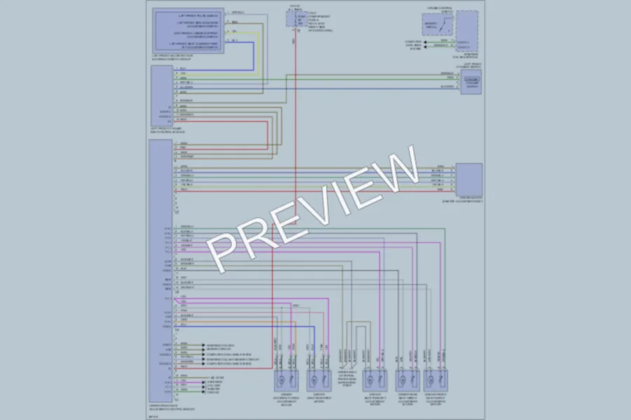 2006 MercedesBenz ML500 Memory Systems wiring diagram preview