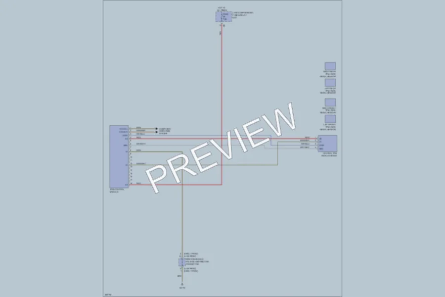 2006 MercedesBenz ML500 Warning Systems wiring diagram preview