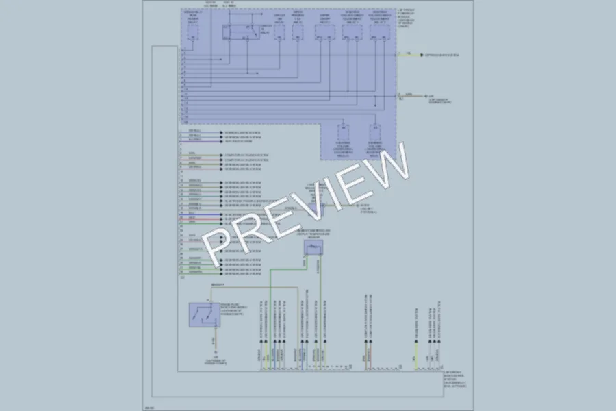 2006 MercedesBenz S350 Body Control Modules wiring diagram preview