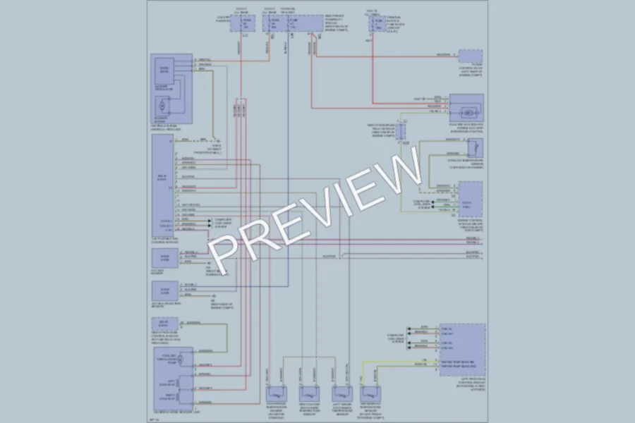 2006 MercedesBenz S430 Air Conditioning wiring diagram preview