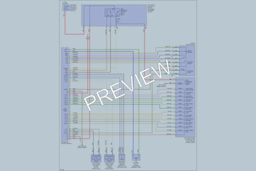 2006 MercedesBenz S430 Anti Lock Brakes wiring diagram preview