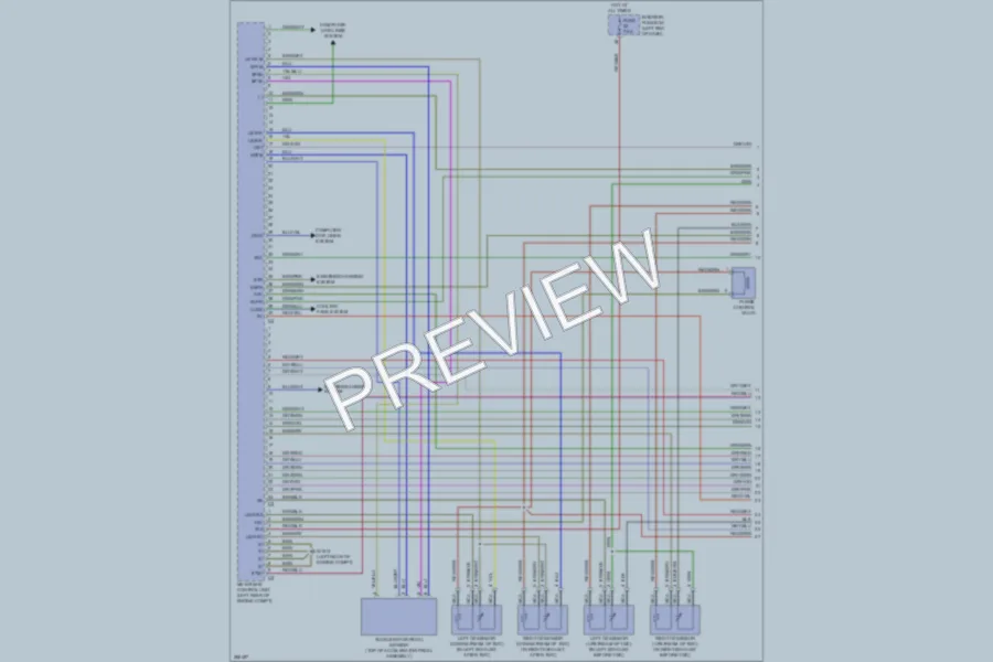 2006 MercedesBenz S500 Engine Performance wiring diagram preview