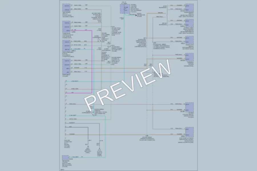 2006 Mercury GrandMarquis Computer Data Lines wiring diagram preview