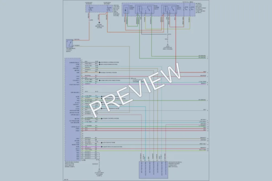 2006 Mercury GrandMarquis Engine Performance wiring diagram preview
