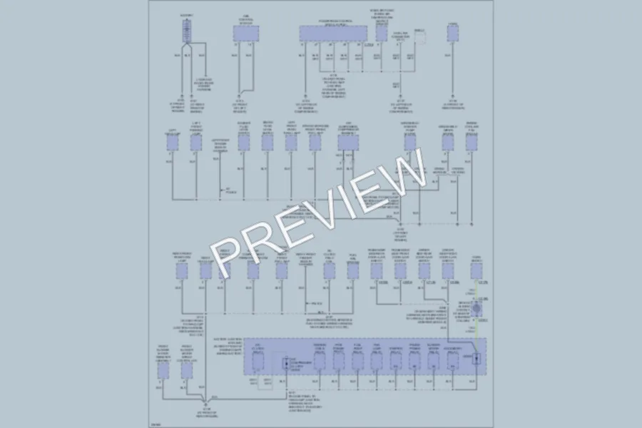 2006 Mercury GrandMarquis Ground Distribution wiring diagram preview