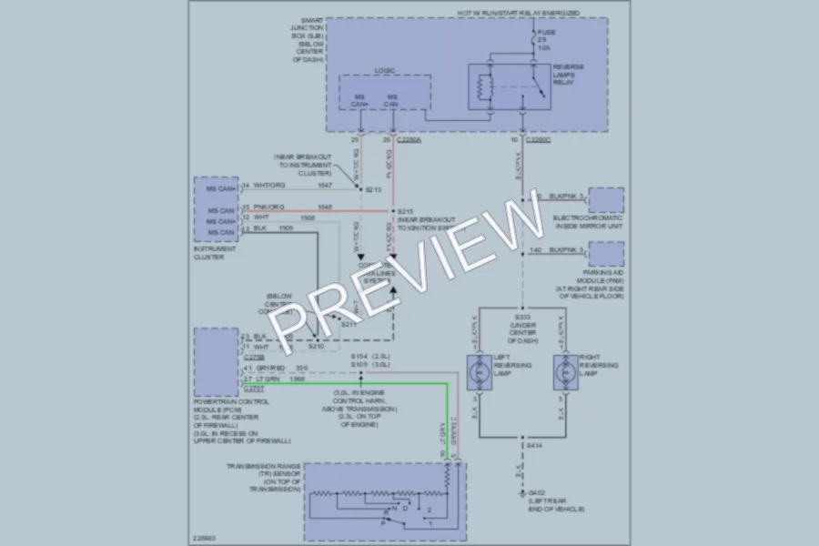 2006 Mercury MarinerHybrid Exterior Lights wiring diagram preview