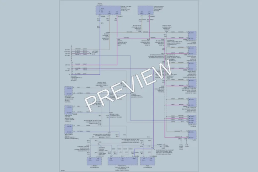 2006 Mercury Milan Computer Data Lines wiring diagram preview
