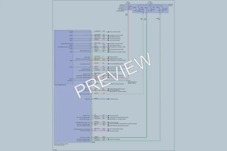2006 Mercury Montego Body Control Modules wiring diagram preview