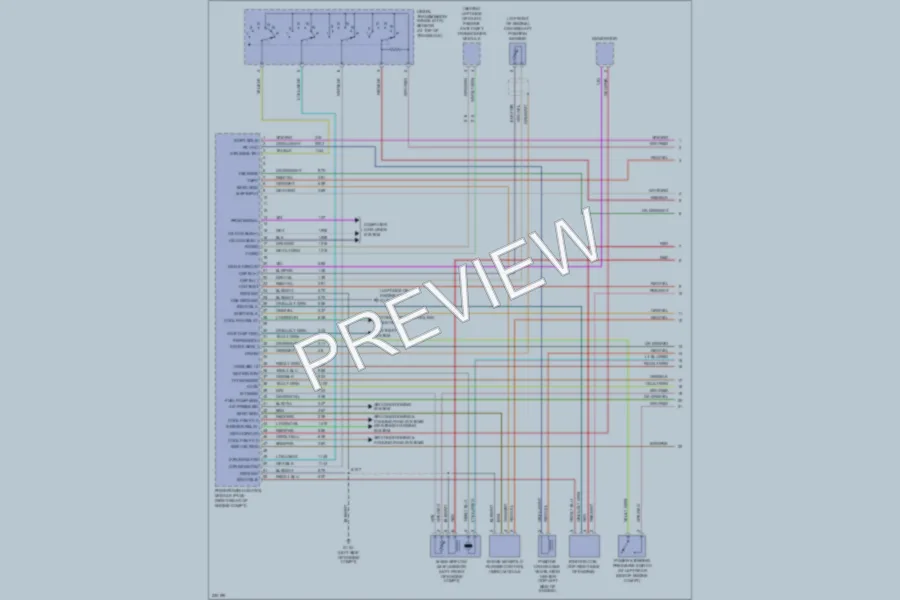 2006 Mercury Monterey Engine Performance wiring diagram preview