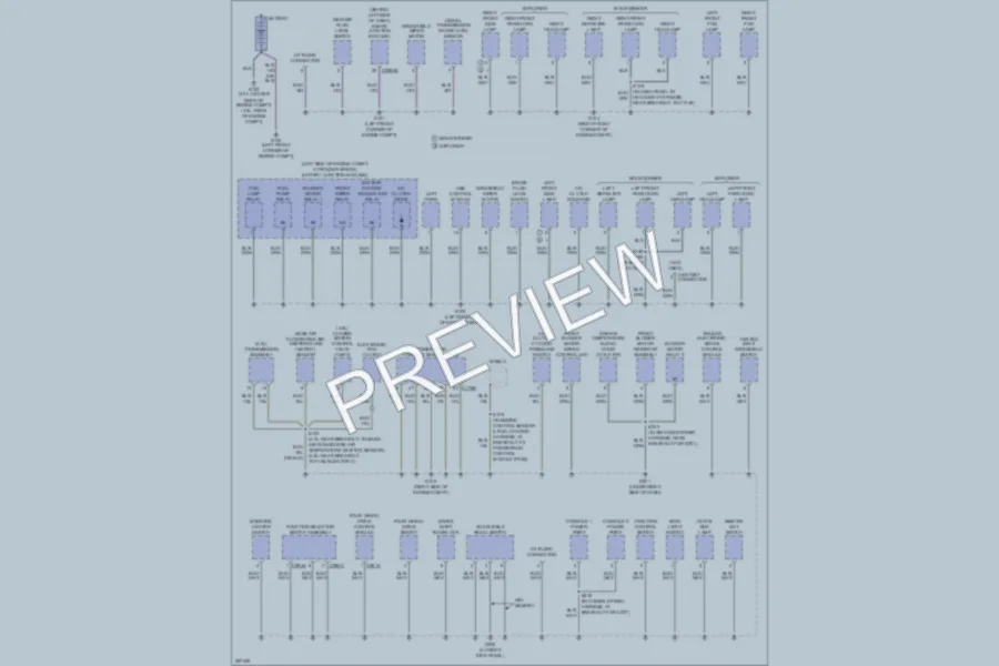 2006 Mercury Mountaineer Ground Distribution wiring diagram preview