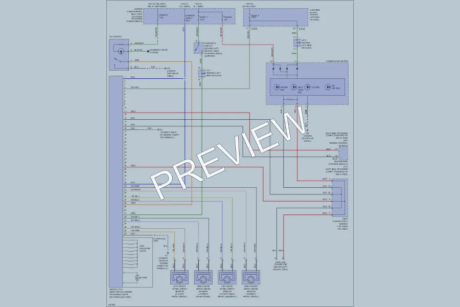2006 Mitsubishi Eclipse Anti Lock Brakes wiring diagram preview