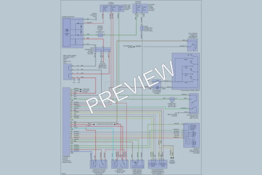 2006 Mitsubishi Eclipse Cruise Control wiring diagram preview