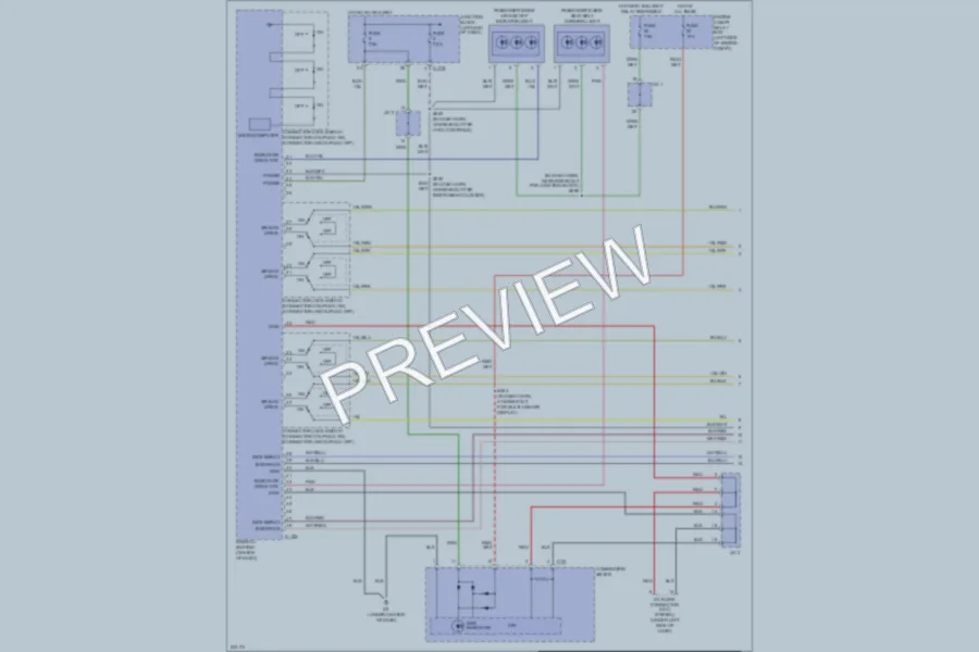 2006 Mitsubishi Eclipse Supplemental Restraints wiring diagram preview