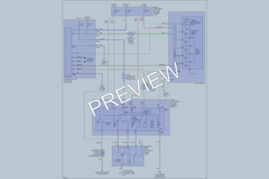 2006 Mitsubishi Eclipse Wiper Washer wiring diagram preview