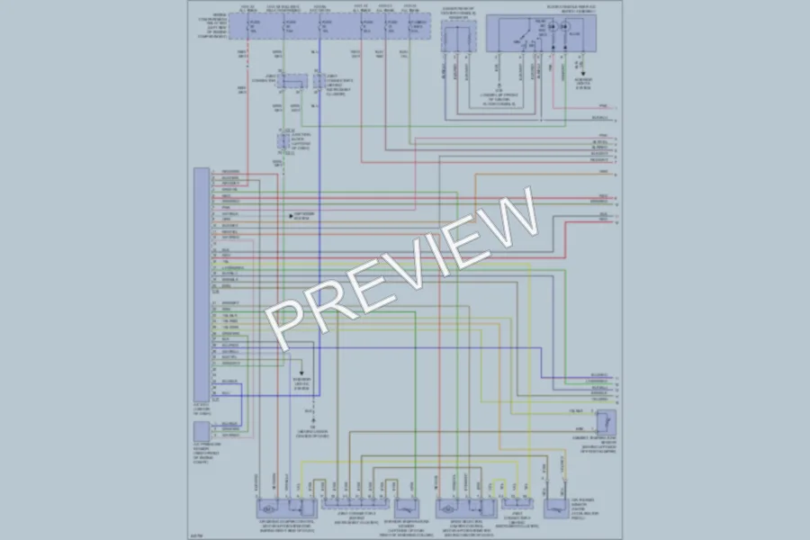 2006 Mitsubishi Endeavor Air Conditioning wiring diagram preview