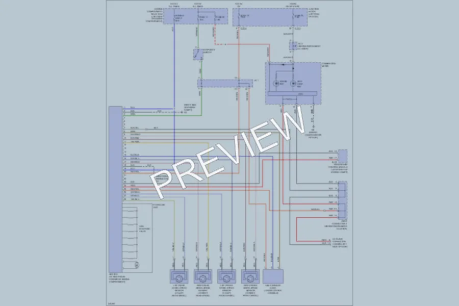 2006 Mitsubishi Endeavor Anti Lock Brakes wiring diagram preview