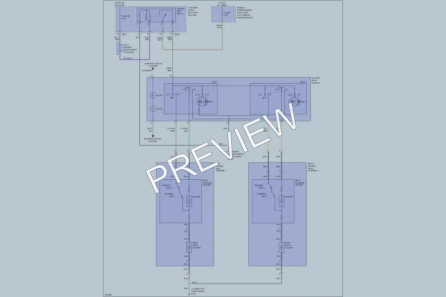 2006 Mitsubishi Endeavor Power Seats wiring diagram preview
