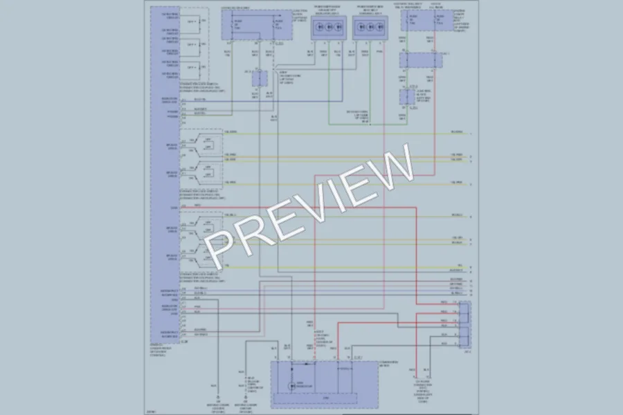2006 Mitsubishi Endeavor Supplemental Restraints wiring diagram preview