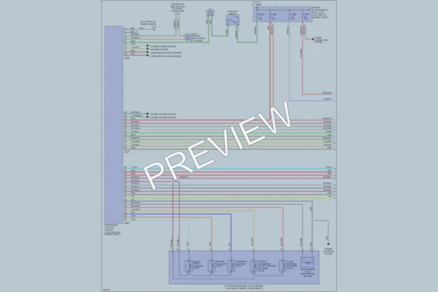 2006 Mitsubishi Endeavor Transmission wiring diagram preview
