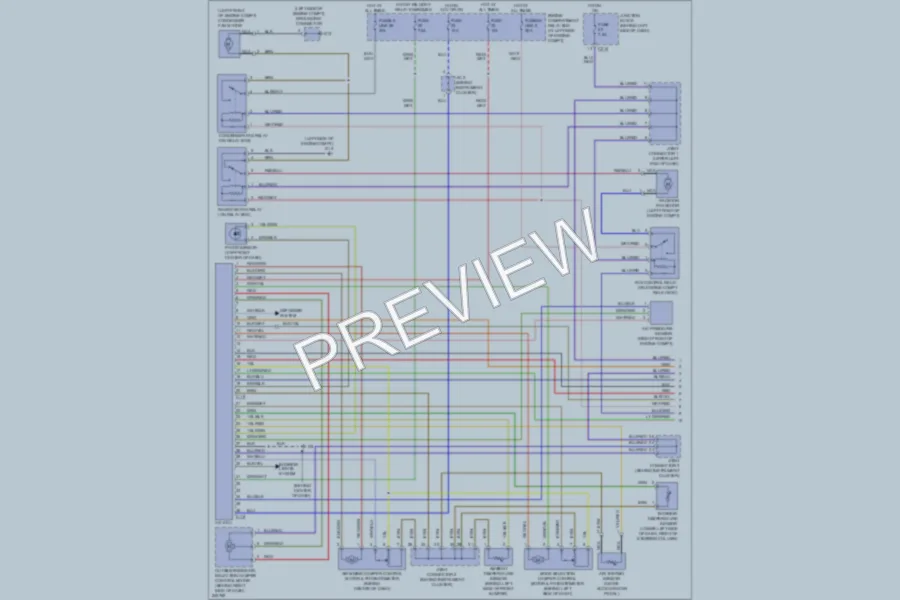 2006 Mitsubishi Galant Air Conditioning wiring diagram preview