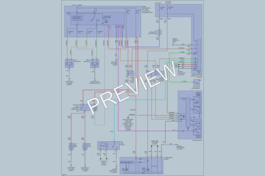 2006 Mitsubishi Galant Headlights wiring diagram preview