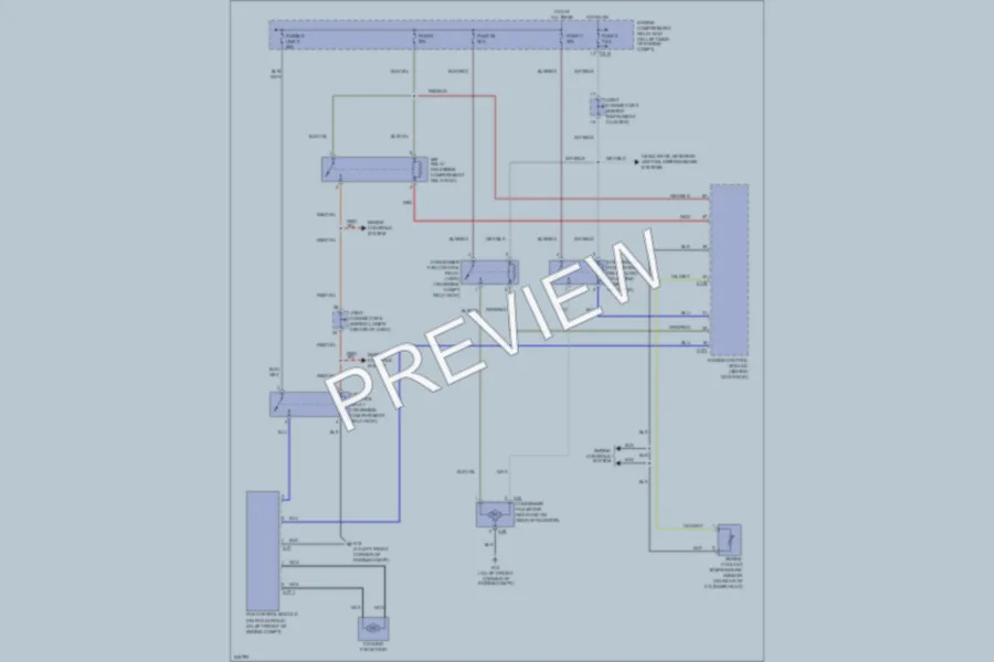 2006 Mitsubishi Lancer Cooling Fan wiring diagram preview