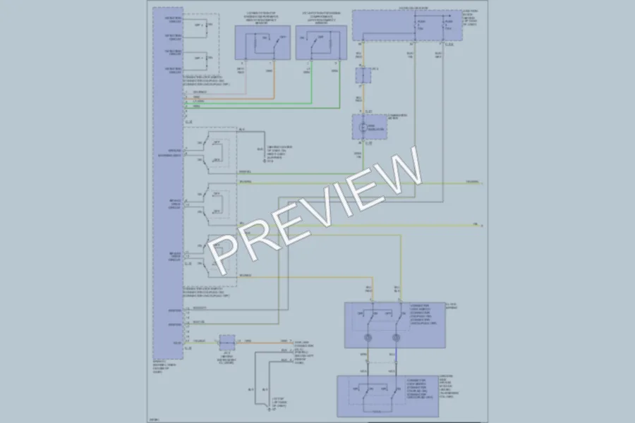 2006 Mitsubishi LancerEvolution Supplemental Restraints wiring diagram preview