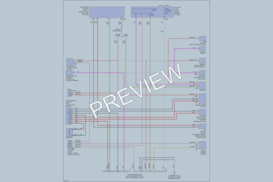 2006 Mitsubishi Montero Computer Data Lines wiring diagram preview