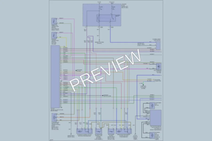 2006 Mitsubishi Outlander Air Conditioning wiring diagram preview
