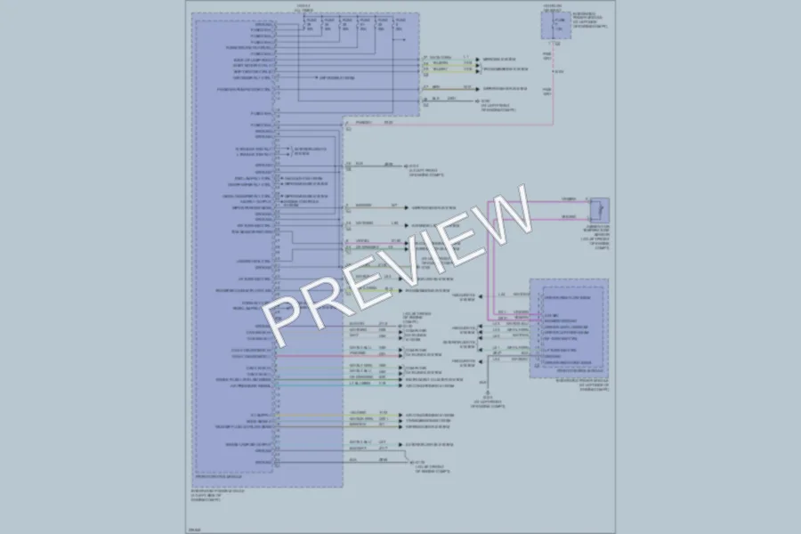 2006 Mitsubishi Raider Body Control Modules wiring diagram preview