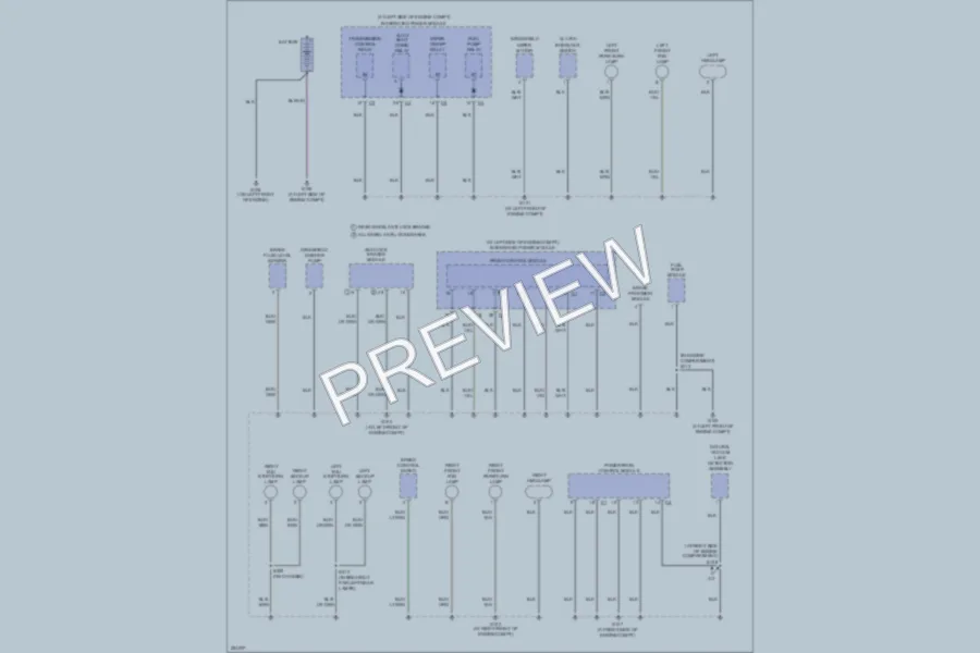 2006 Mitsubishi Raider Ground Distribution wiring diagram preview