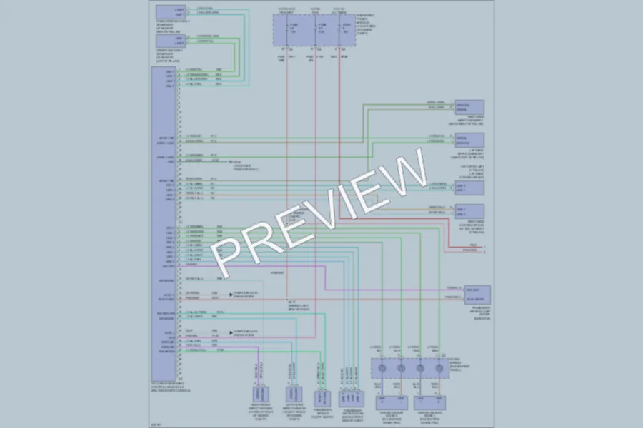 2006 Mitsubishi Raider Supplemental Restraints wiring diagram preview