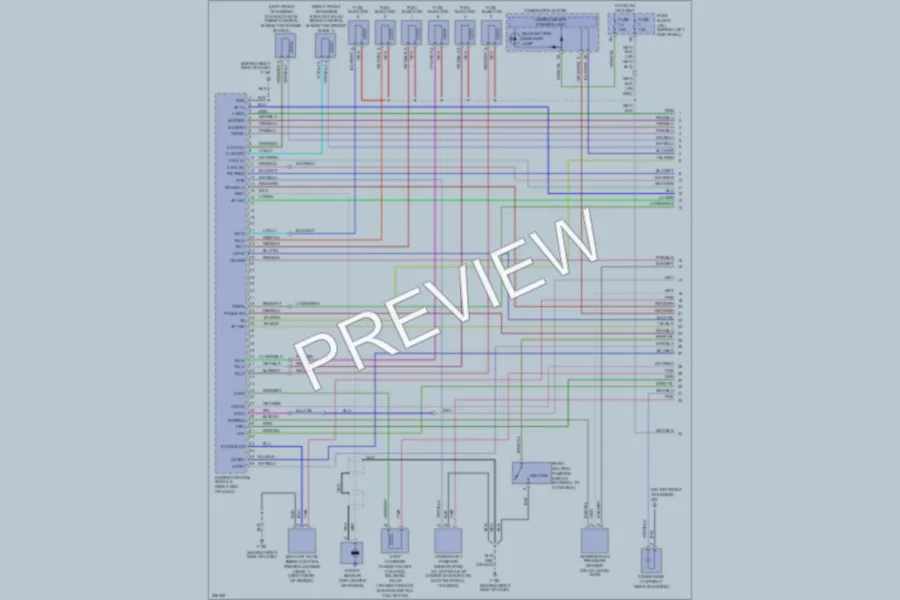 2006 Nissan 350Z Engine Performance wiring diagram preview