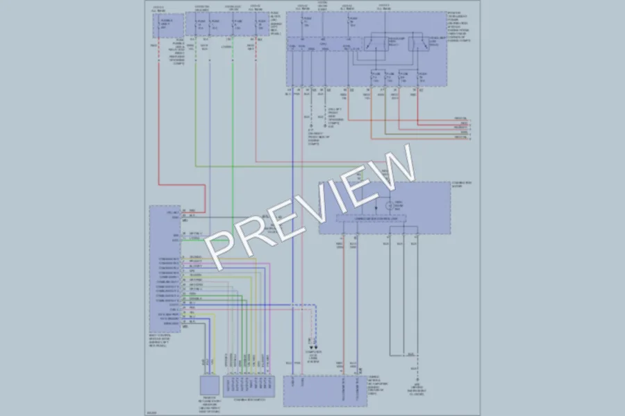 2006 Nissan 350Z Headlights wiring diagram preview