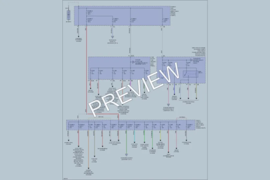 2006 Nissan 350Z Power Distribution wiring diagram preview