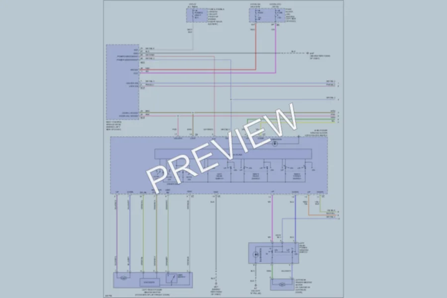 2006 Nissan Altima Power Windows wiring diagram preview