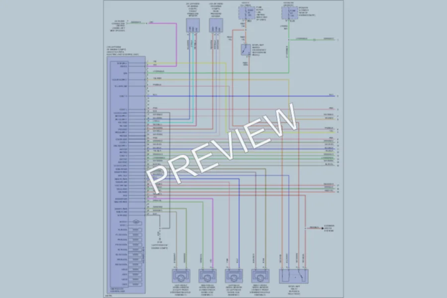 2006 Nissan Armada Anti Lock Brakes wiring diagram preview
