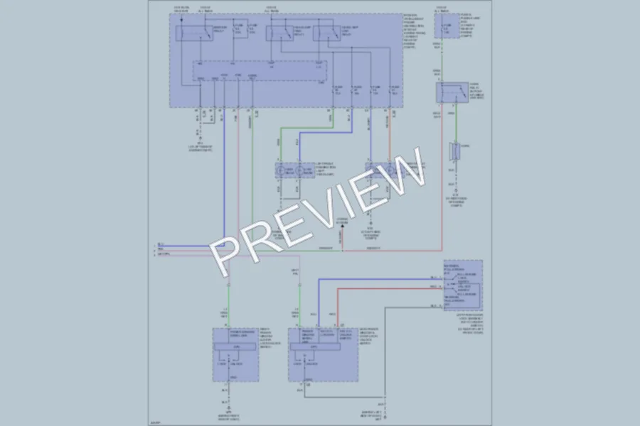 2006 Nissan Armada Anti Theft wiring diagram preview