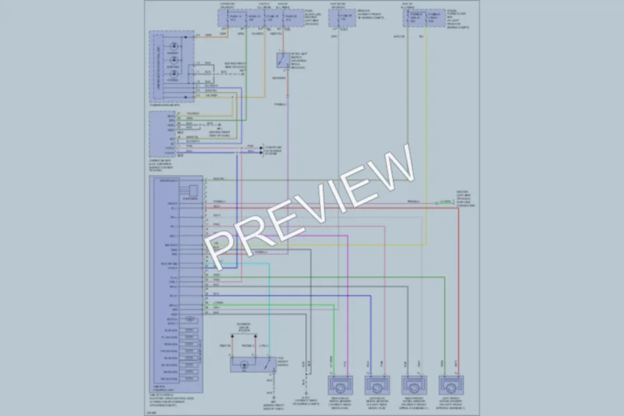 2006 Nissan Maxima Anti Lock Brakes wiring diagram preview
