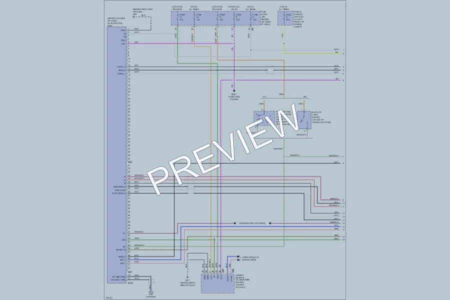 2006 Nissan Maxima Navigation wiring diagram preview