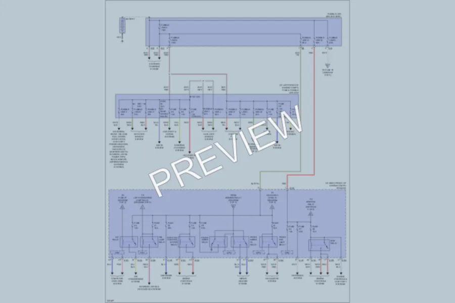 2006 Nissan Maxima Power Distribution wiring diagram preview