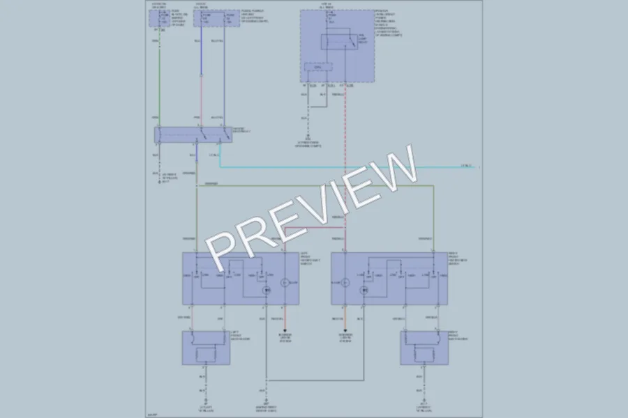 2006 Nissan Maxima Power Seats wiring diagram preview