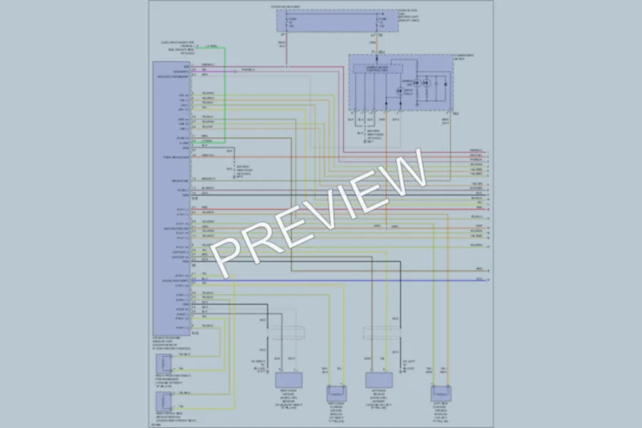 2006 Nissan Maxima Supplemental Restraints wiring diagram preview