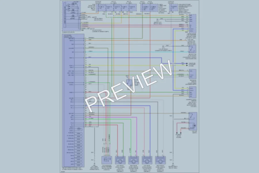 2006 Nissan Murano Anti Lock Brakes wiring diagram preview