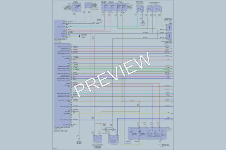 2006 Nissan Murano Memory Systems wiring diagram preview