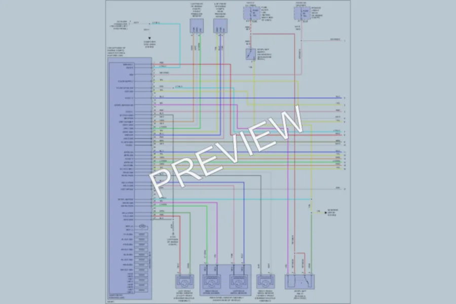 2006 Nissan Pathfinder Anti Lock Brakes wiring diagram preview