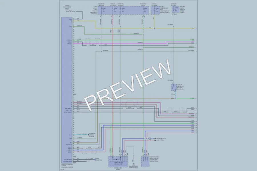 2006 Nissan Pathfinder Navigation wiring diagram preview