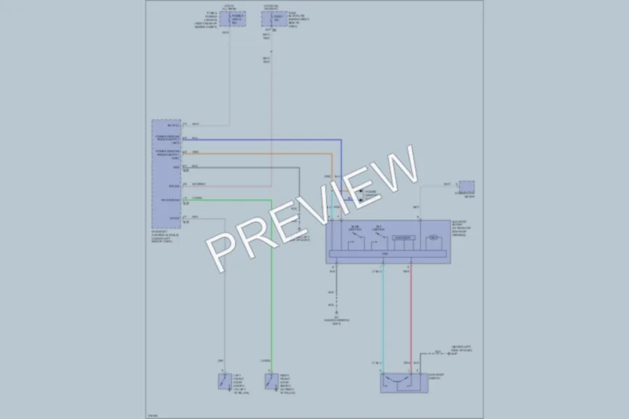 2006 Nissan Pathfinder Power Top Sunroof wiring diagram preview