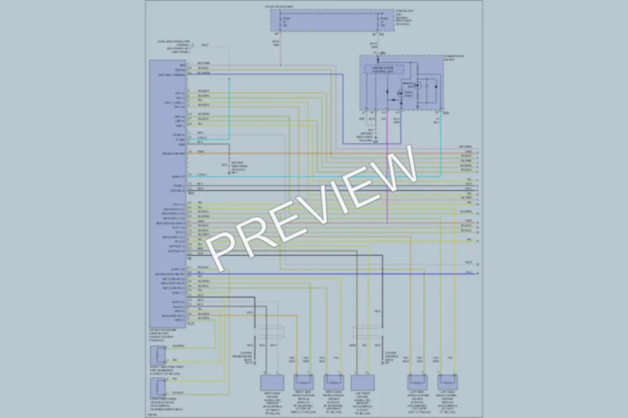 2006 Nissan Pathfinder Supplemental Restraints wiring diagram preview