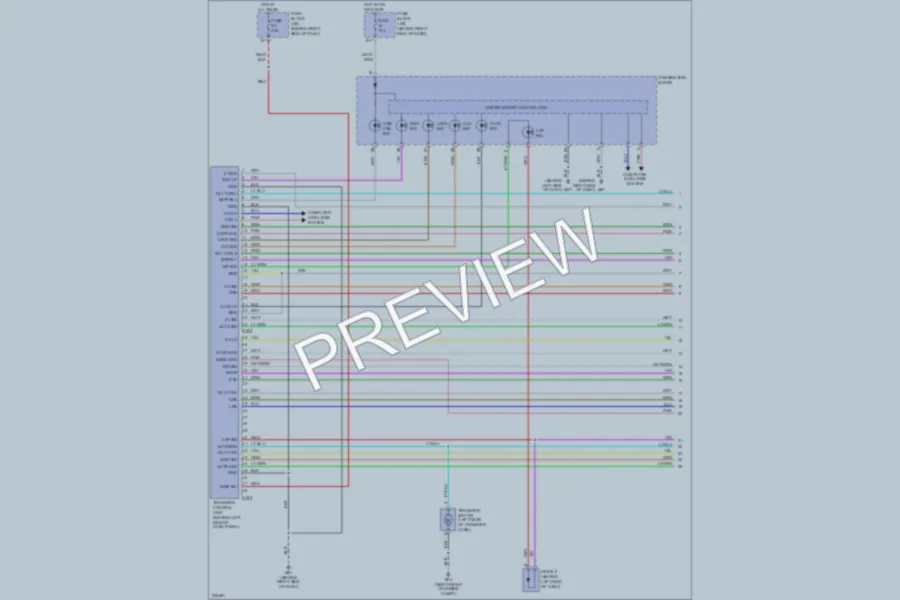 2006 Nissan Pathfinder Transmission wiring diagram preview